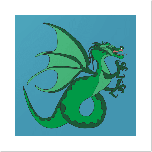 Dragon Wall Art by Alekvik